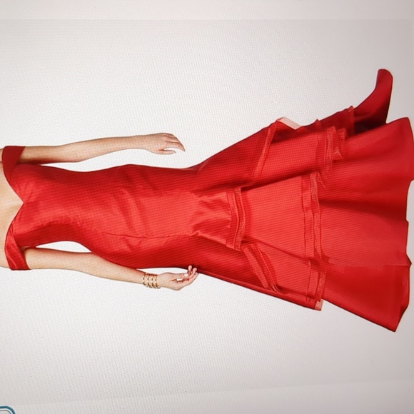 Xscape Navy Off-Shoulder Prom Dress - Picture 14 of 14